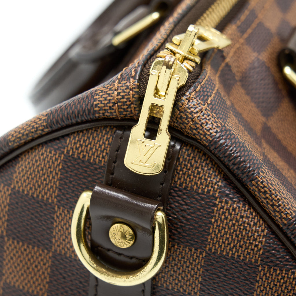 LOUIS VUITTON SPEEDY BANDOULIERE 30 DAMIER EBENE CANVAS