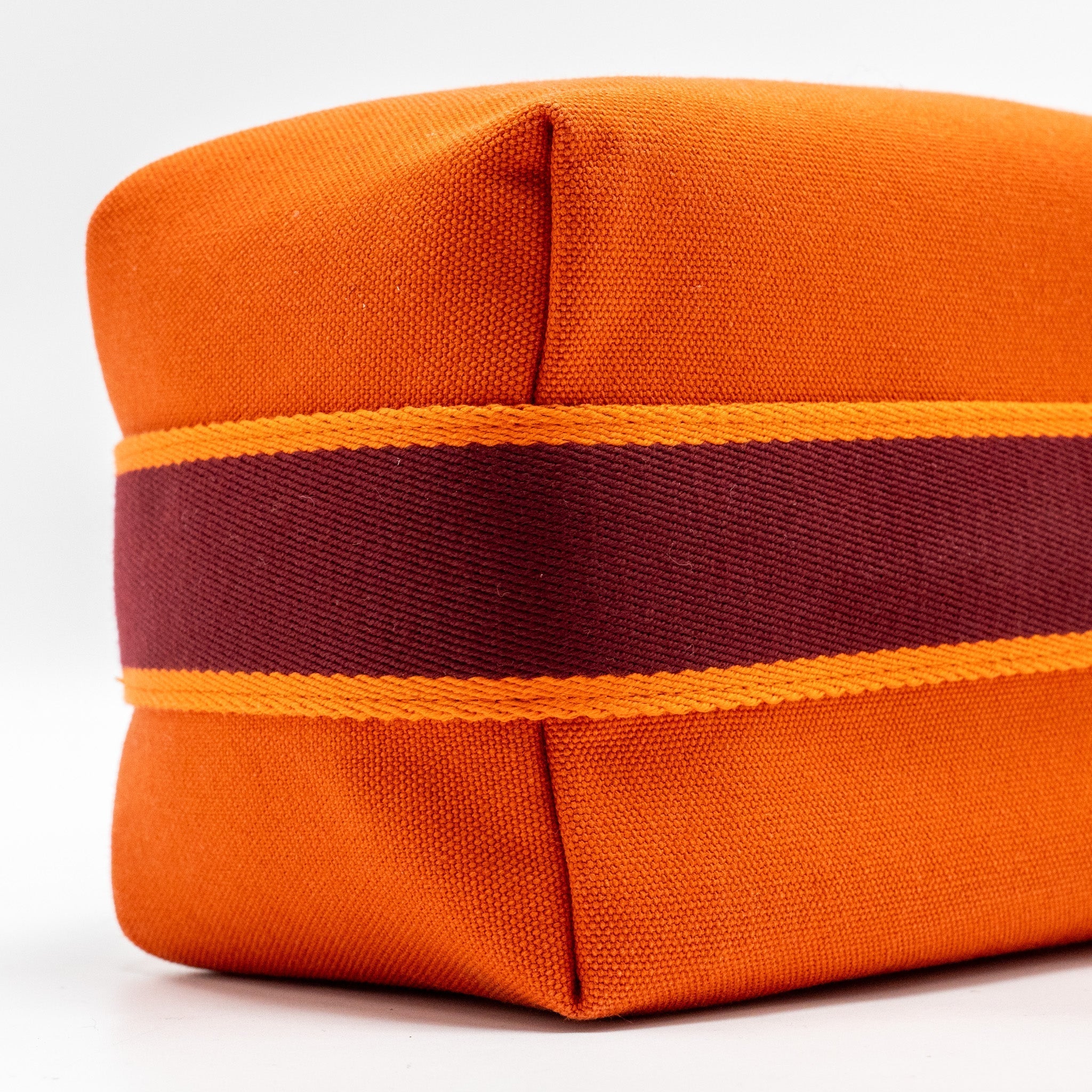 HERMES TROUSSE DE TOILETTE BRIDE A BRAC PM ORANGE SHW