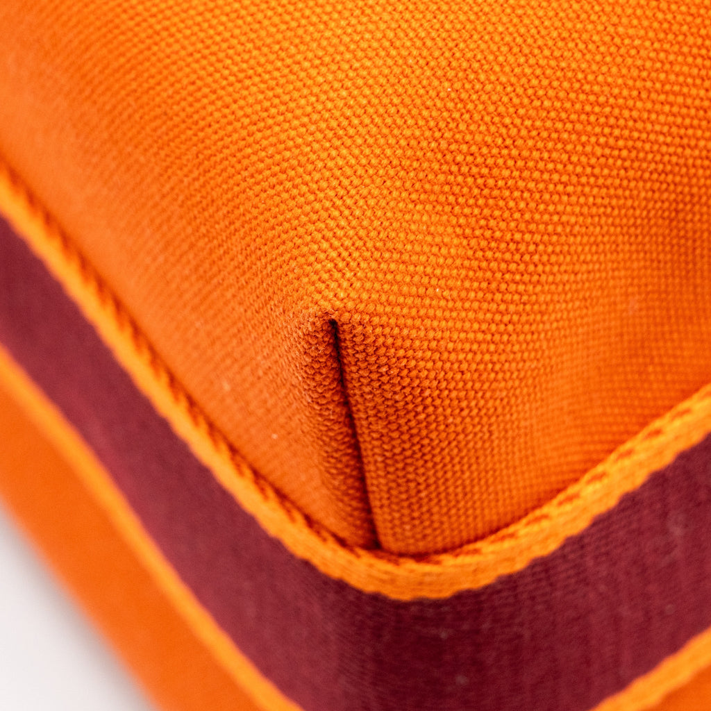 HERMES TROUSSE DE TOILETTE BRIDE A BRAC PM ORANGE SHW