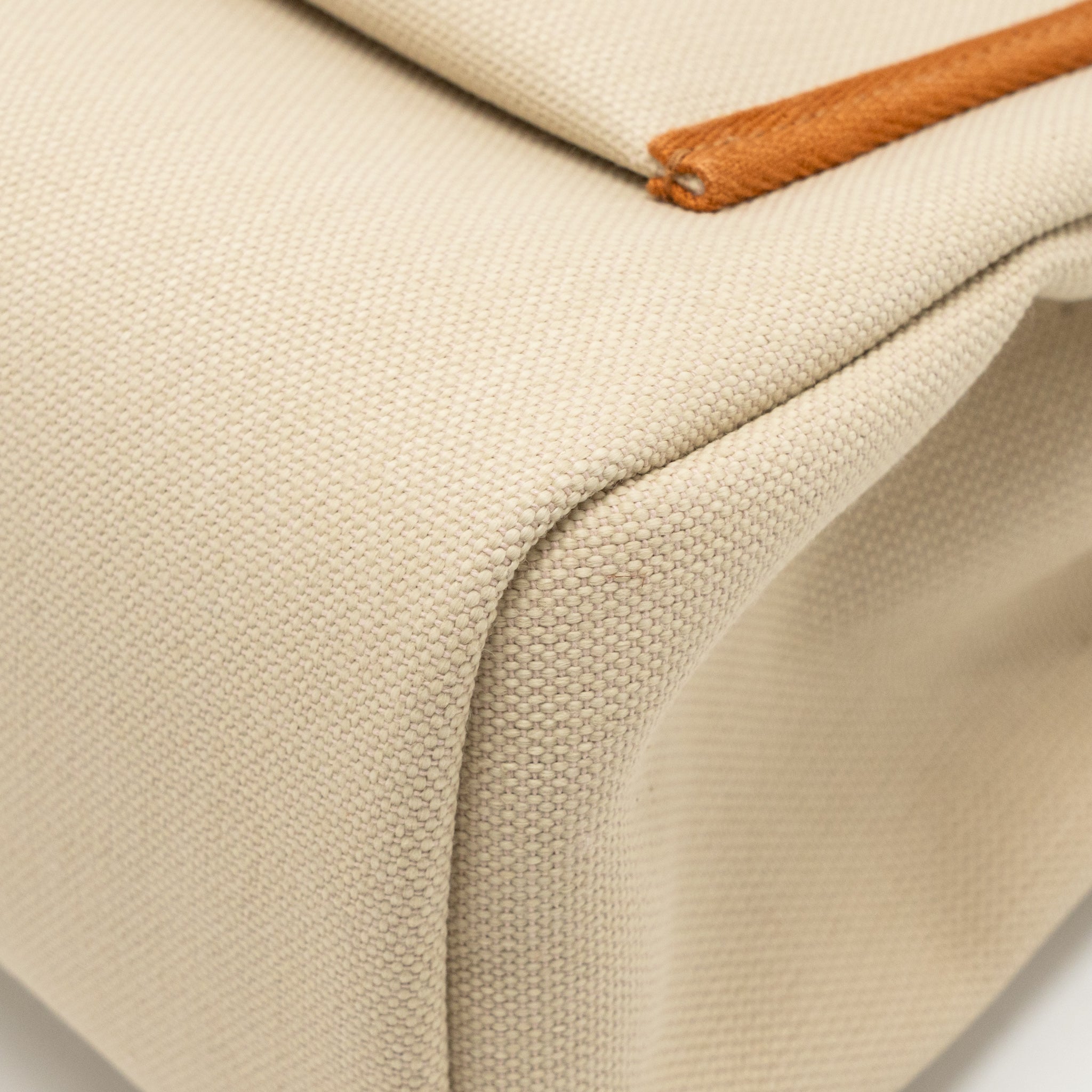 HERMES HERBAG 31 ZIP BAG CANVAS/HUNTER LEATHER BETON/NATURE SHW