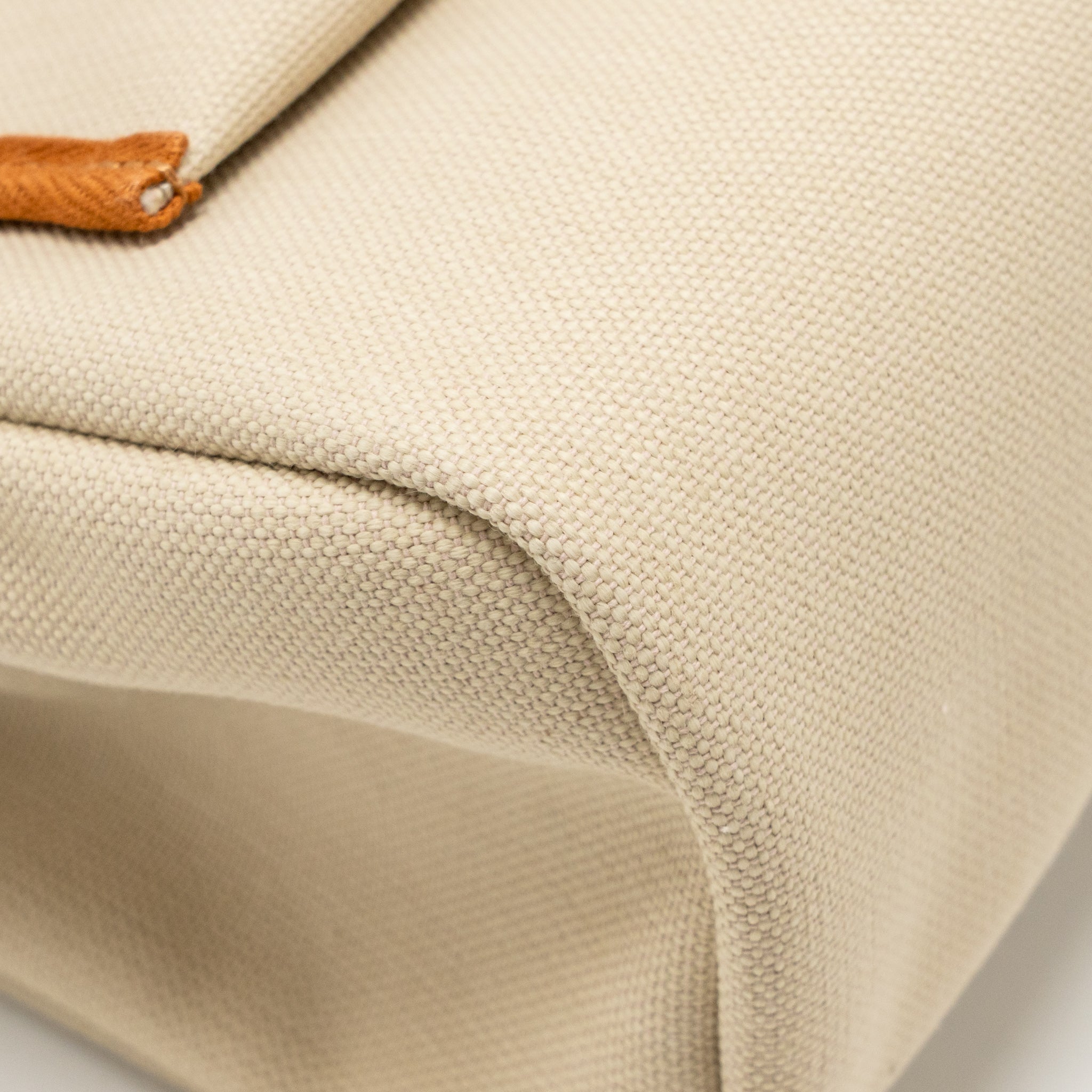HERMES HERBAG 31 ZIP BAG CANVAS/HUNTER LEATHER BETON/NATURE SHW