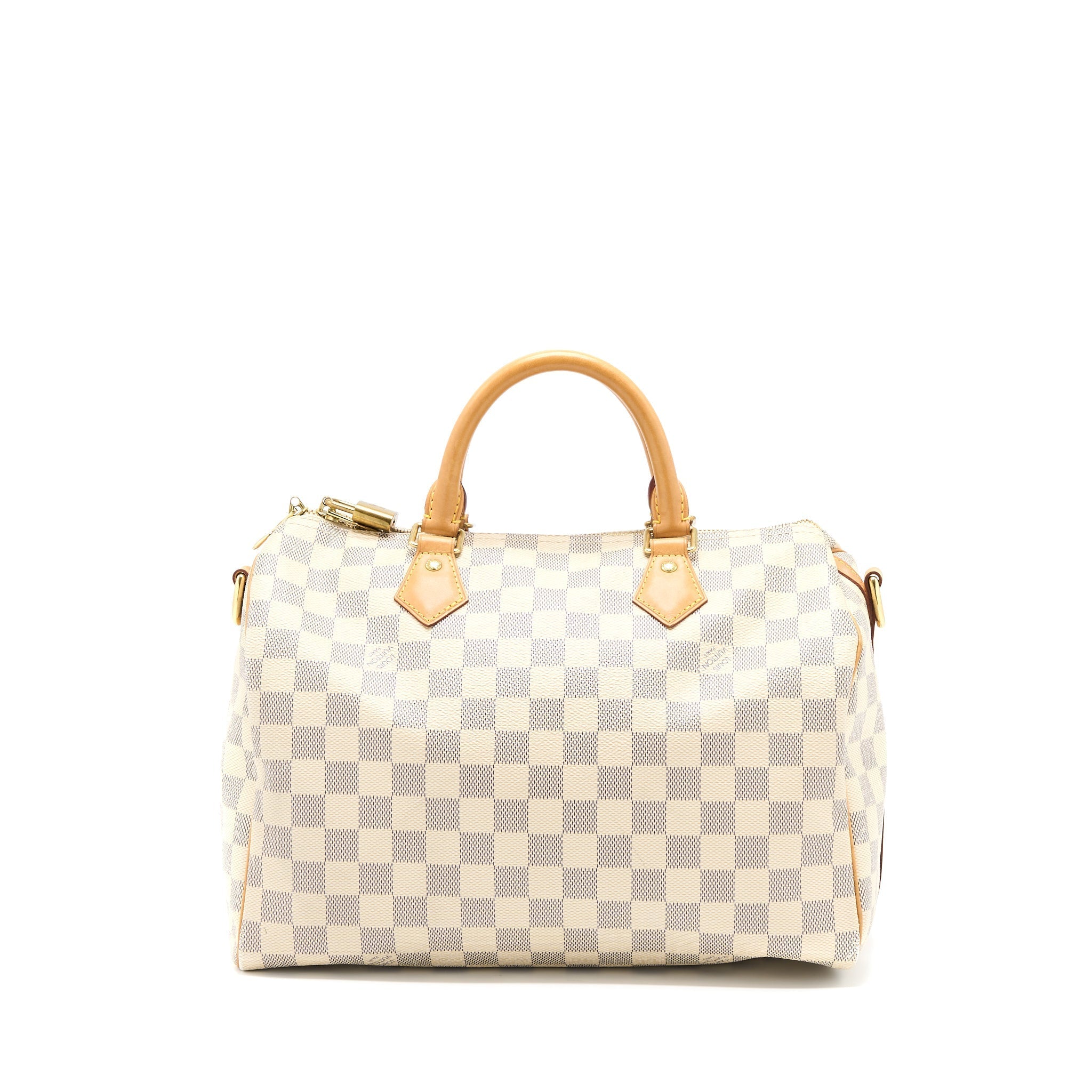 LOUIS VUITTON SPEEDY BANDOULIERE 30 DAMIER AZUR GHW