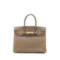 HERMES BIRKIN 30 CLEMENCE ETOUPE GHW