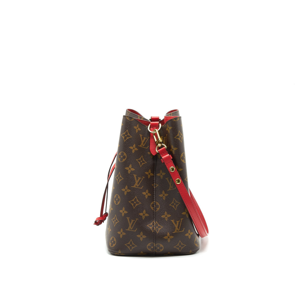 LOUIS VUITTON NEO NOE MONOGRAM CANVAS RED