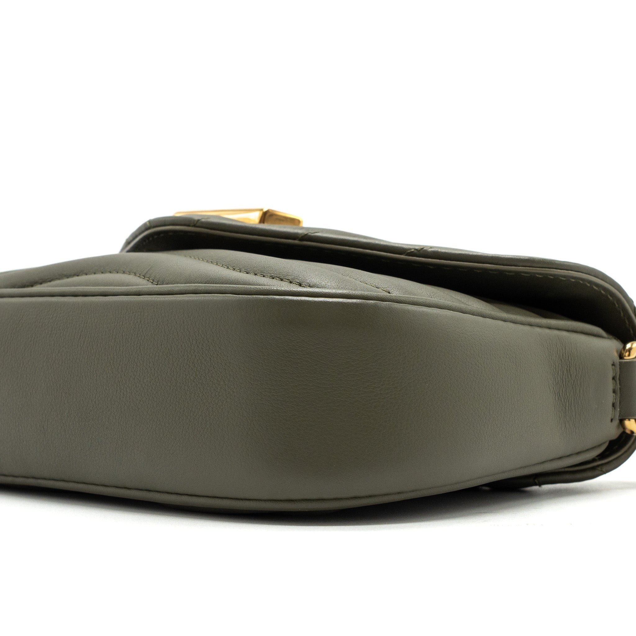 LOUIS VUITTON NEW WAVE MULTI POCHETTE CALFSKIN KAKI GREEN GHW