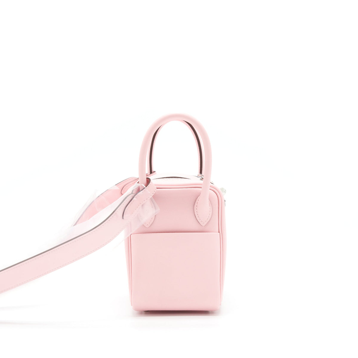 Hermes Mini Lindy Swift 3Q Rose Sakura SHW