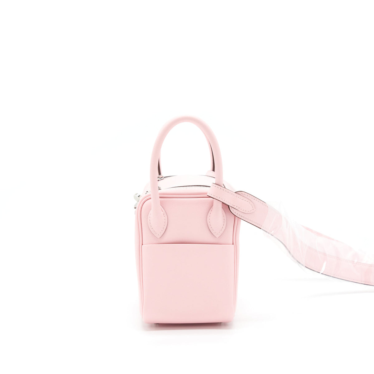 Hermes Mini Lindy Swift 3Q Rose Sakura SHW