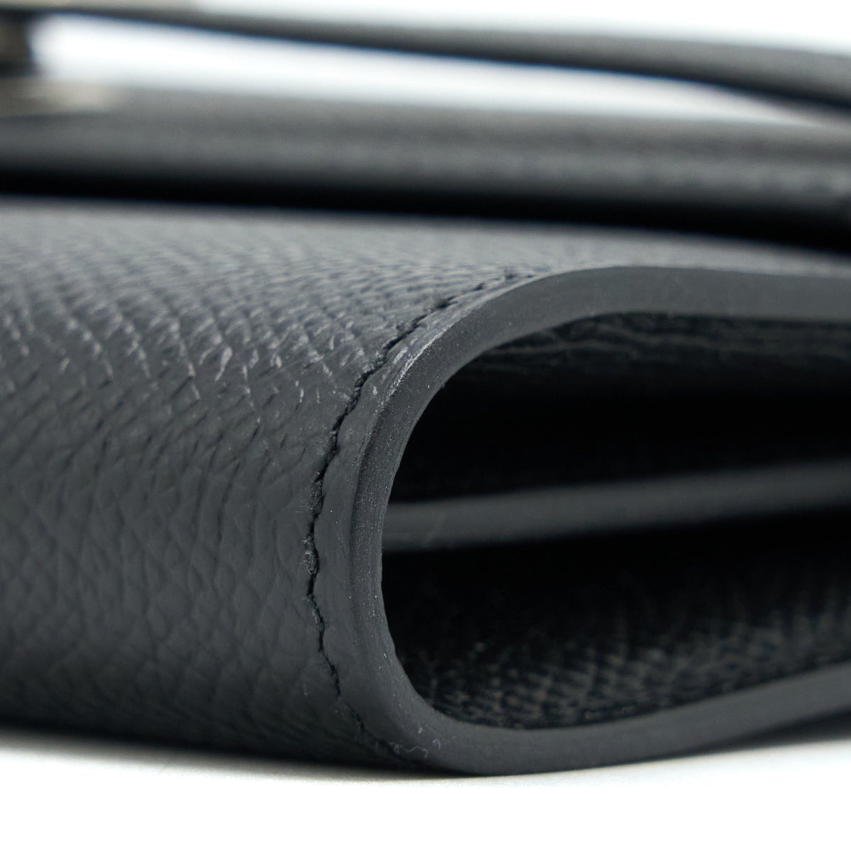 Hermes Kelly Long Wallet Epsom Black SHW