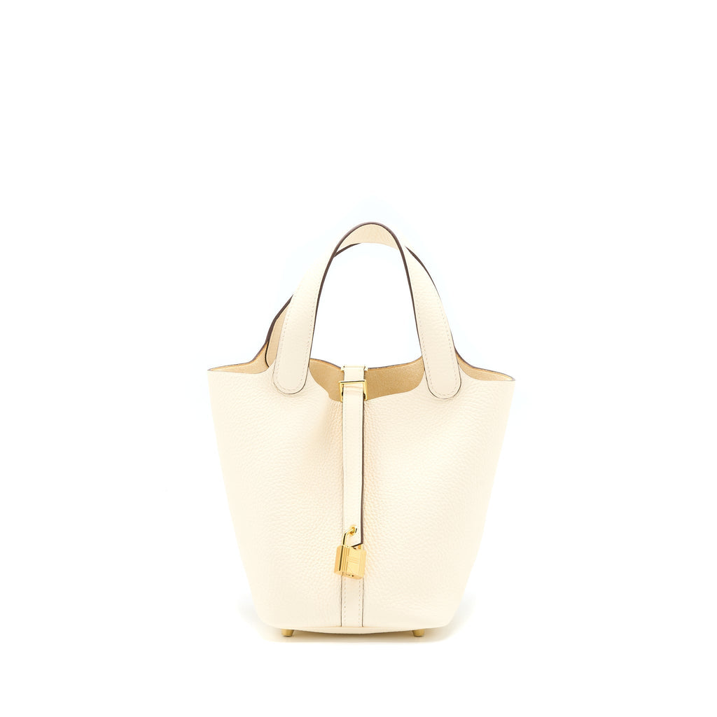 HERMES PICOTIN 18 LOCK BAG CLEMENCE NATA GHW