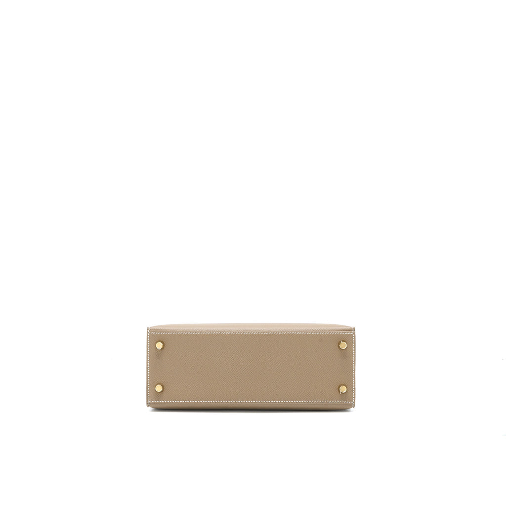 HERMES KELLY 25 EPSOM ETOUPE GHW