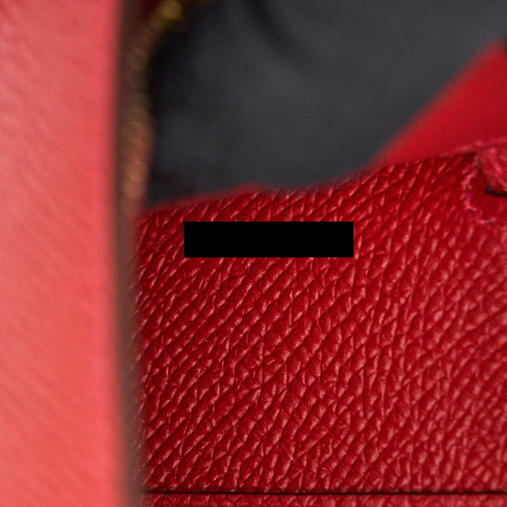 Hermes Kelly To Go Epsom Rouge Casaque GHW