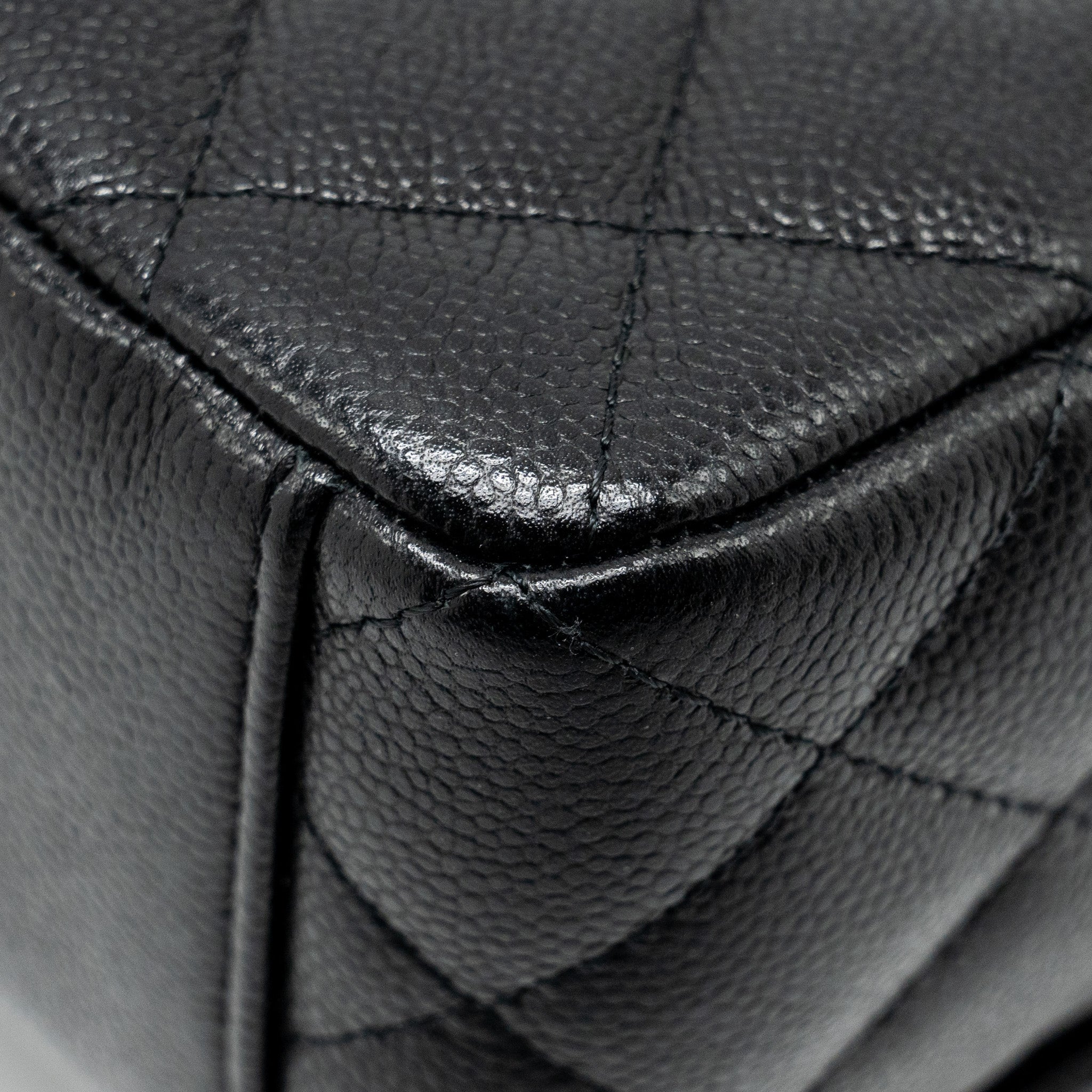 CHANEL 24P MINI BACKPACK/CROSSBODY BAG CAVIAR BLACK SHW (MICROCHIP)
