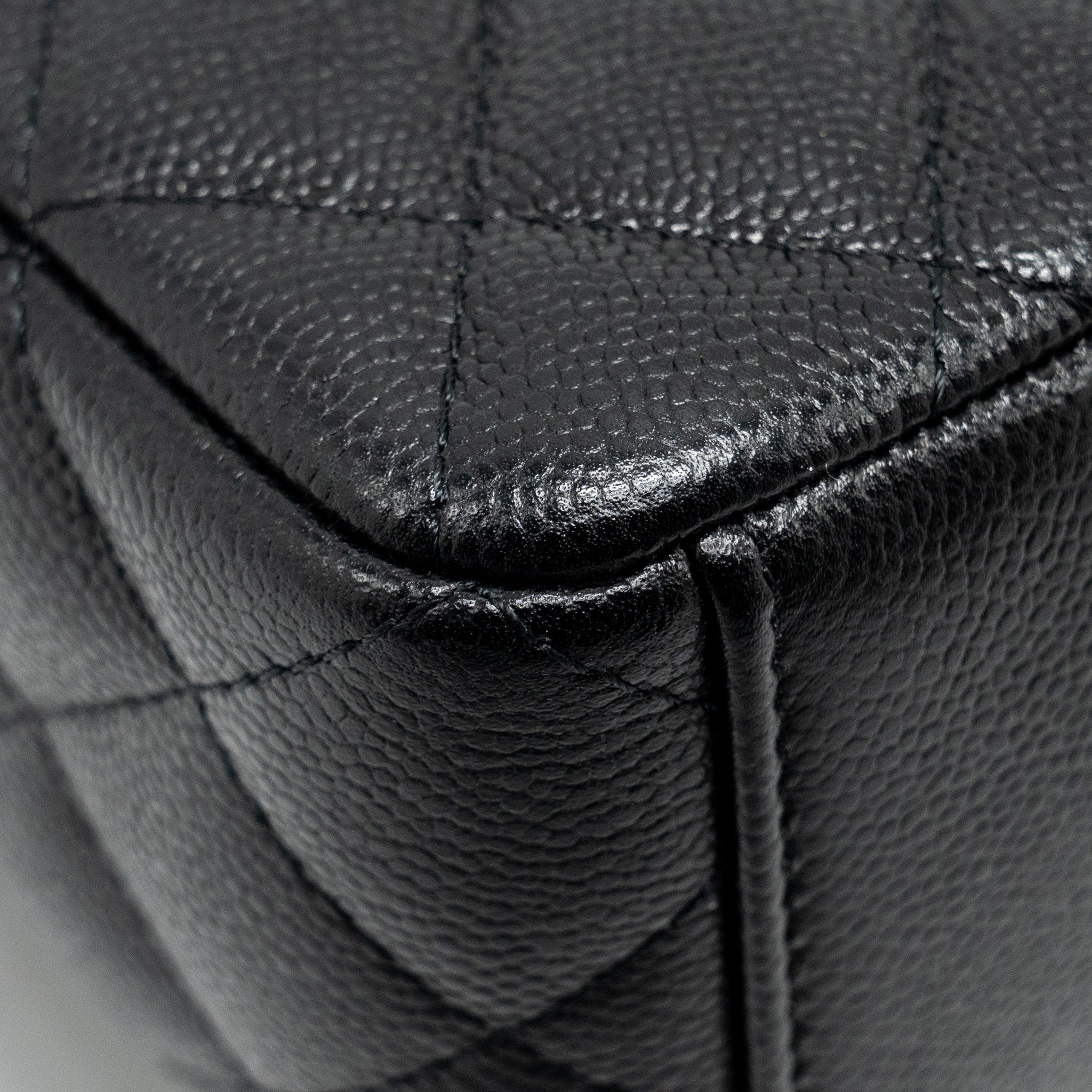 CHANEL 24P MINI BACKPACK/CROSSBODY BAG CAVIAR BLACK SHW (MICROCHIP)