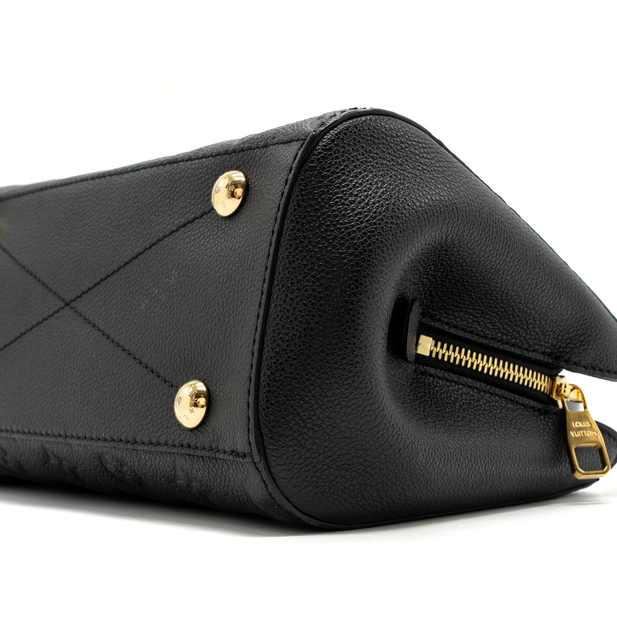 LOUIS VUITTON MONTAIGNE BB  MONOGRAM EMPREINTE BLACK GHW