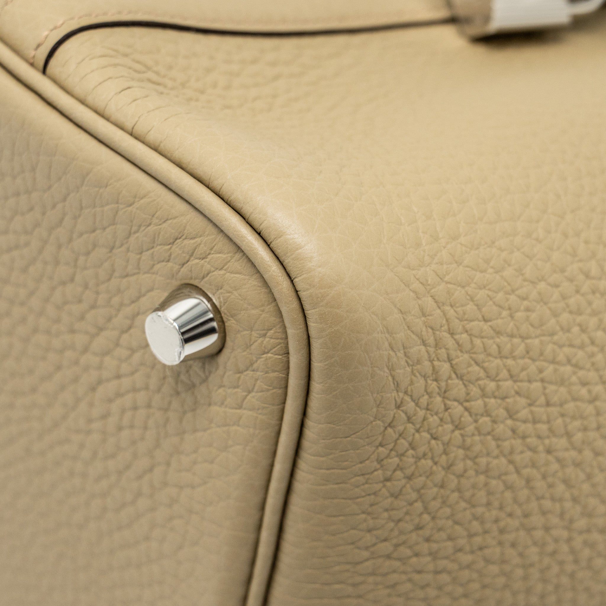 HERMES PICOTIN 18 LOCK BAG CLEMENCE 8Q BEIGE MARFA SHW