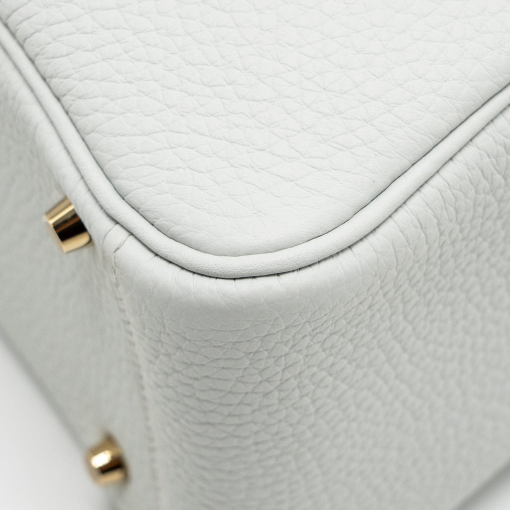 HERMES MINI LINDY II CLEMENCE GRIS PLATINE GHW