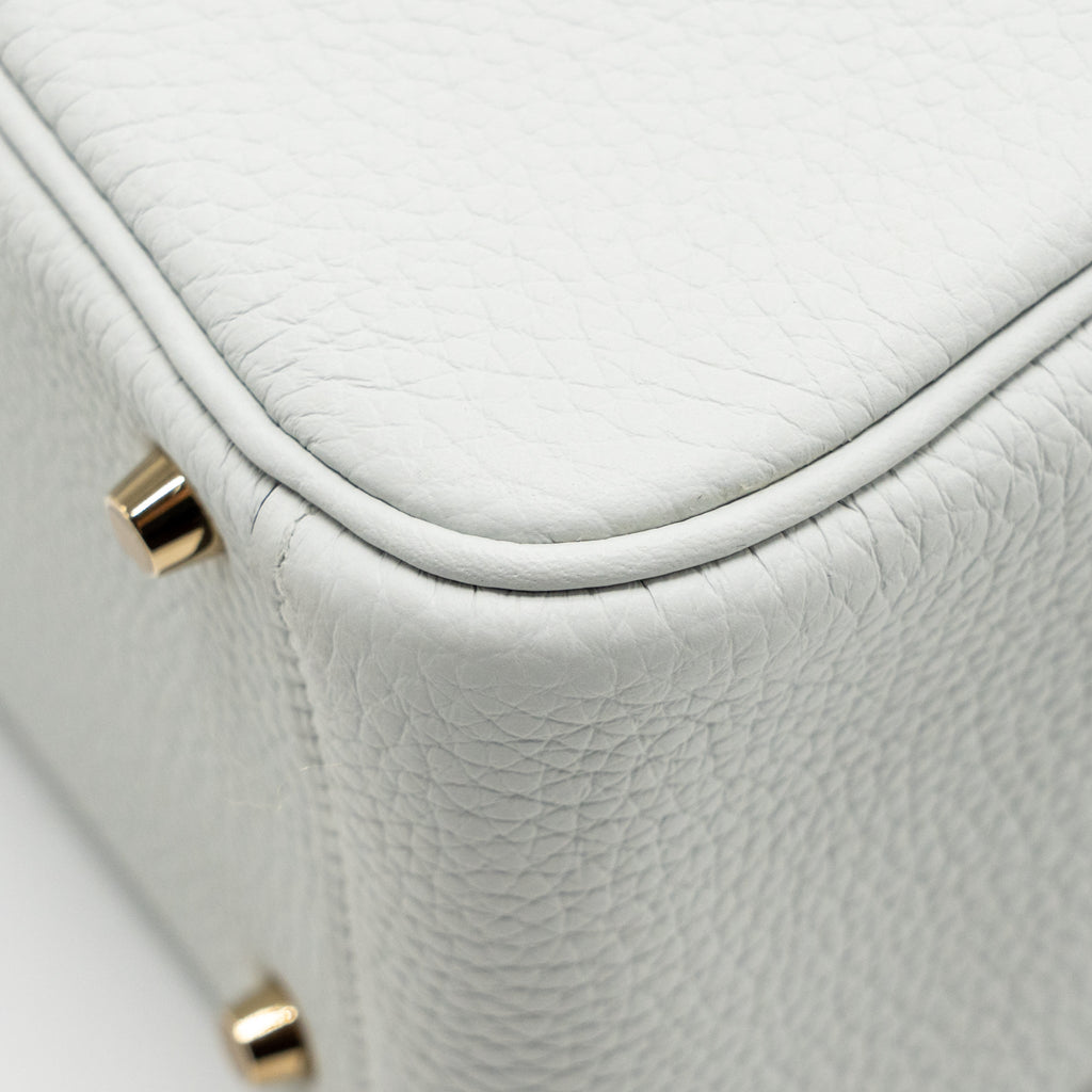 HERMES MINI LINDY II CLEMENCE GRIS PLATINE GHW