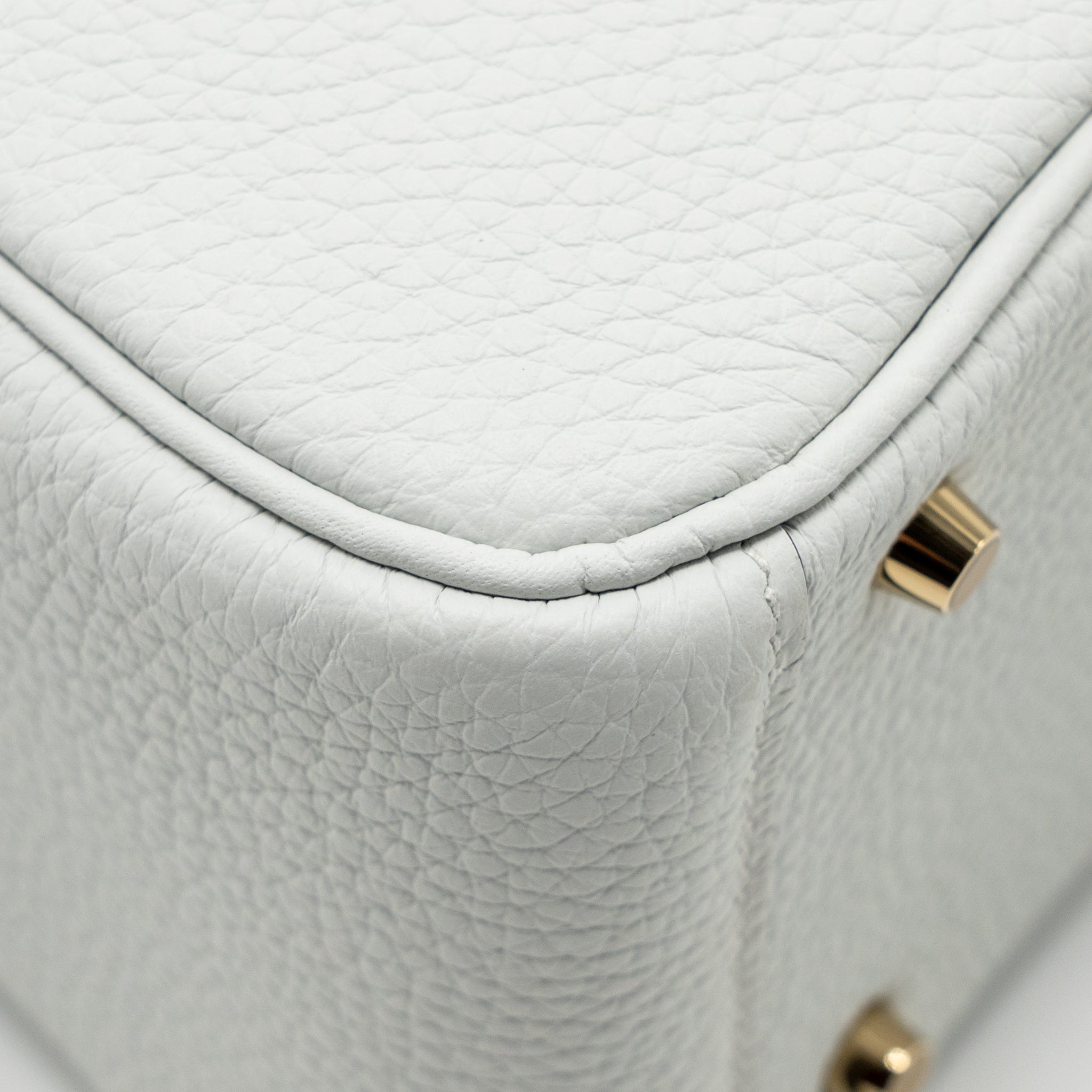 HERMES MINI LINDY II CLEMENCE GRIS PLATINE GHW