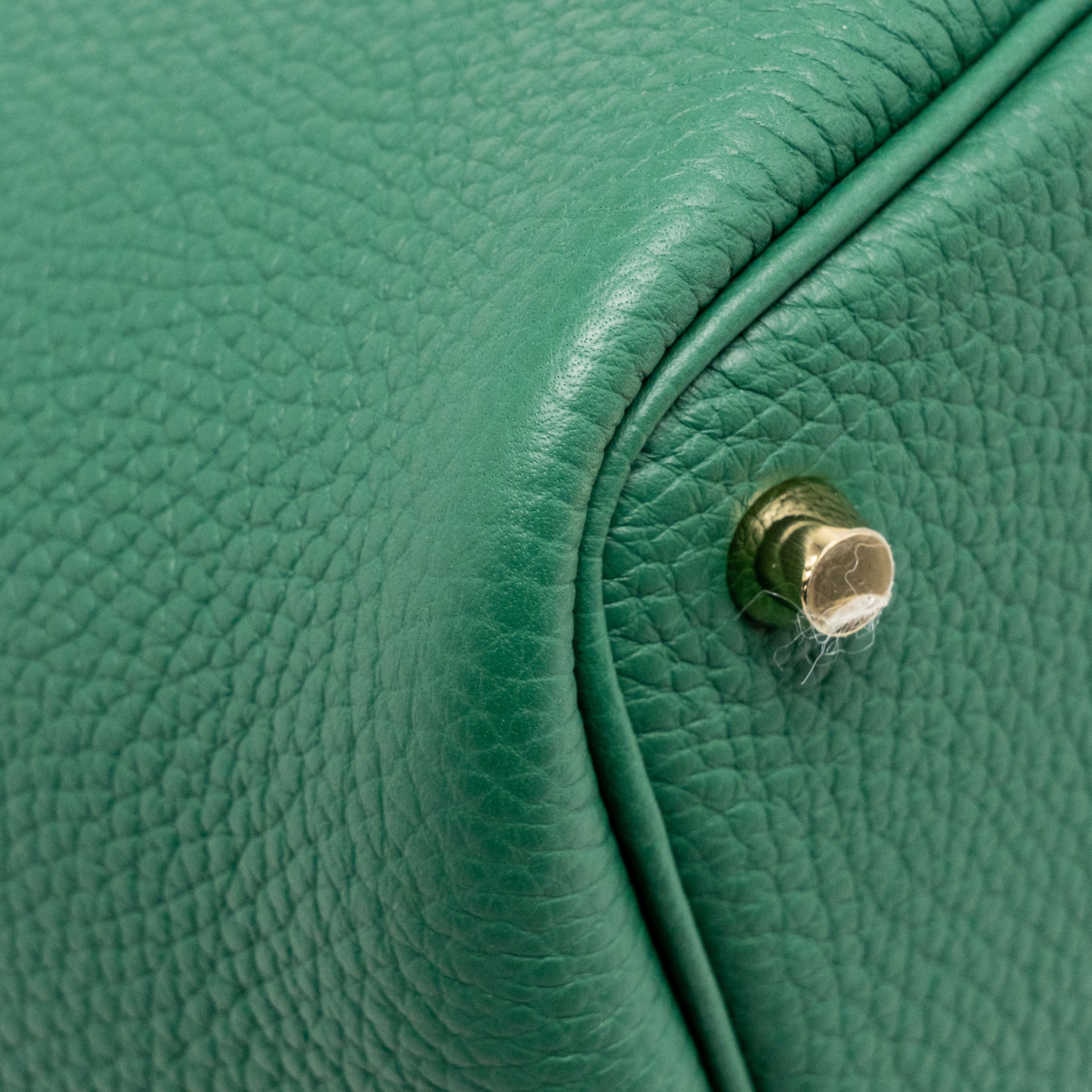 HERMES PICOTIN 18 LOCK BAG CLEMENCE VERT MOYEN GHW