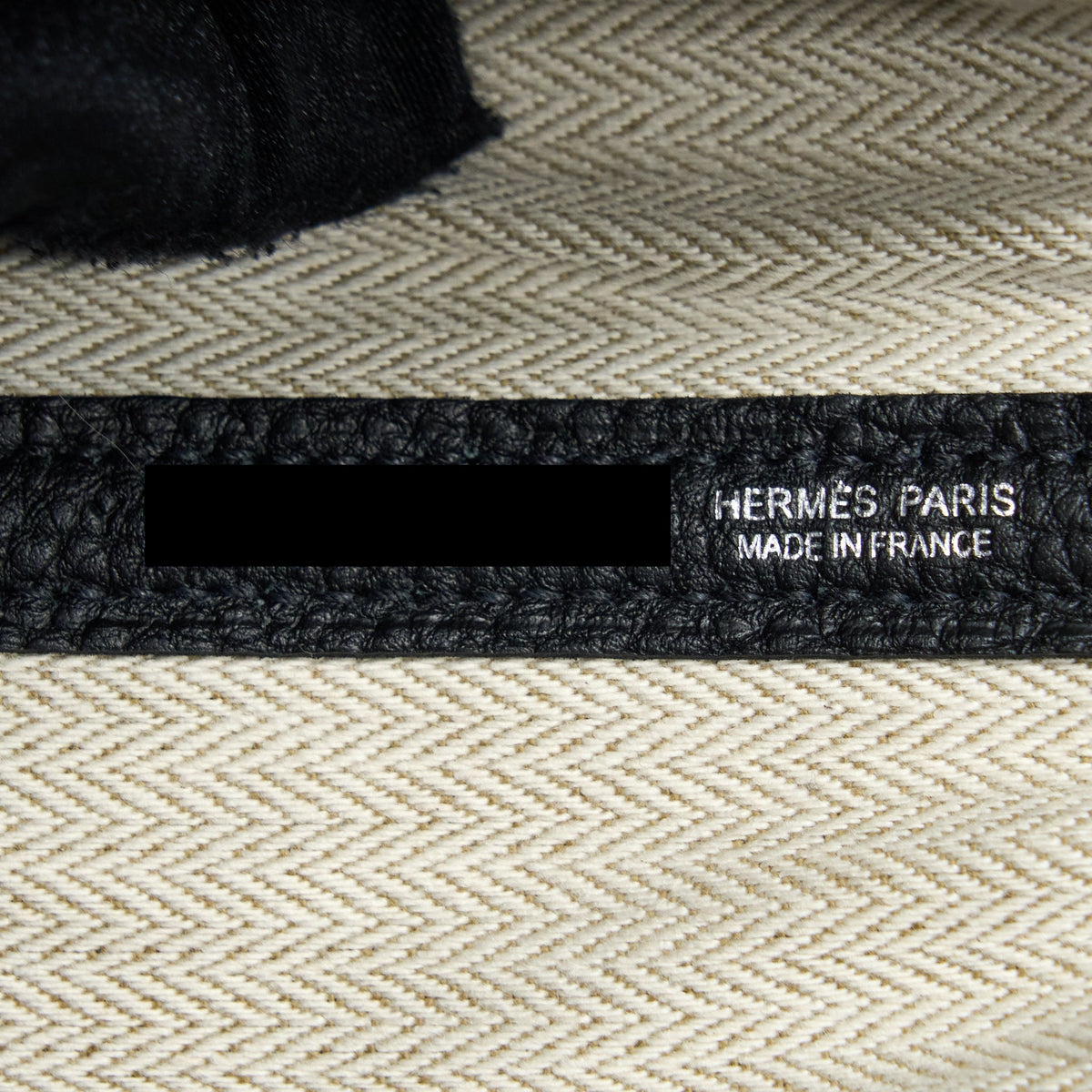 Hermes Garden Party 36 Negonda Black SHW