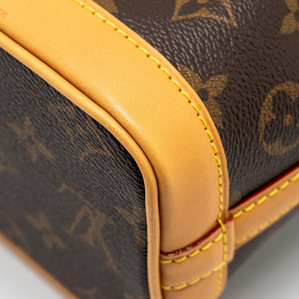 LOUIS VUITTON NANO NOE MONOGRAM CANVAS GHW