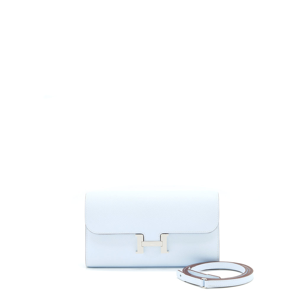 Hermes Constance To Go T0 Blue Brume SHW