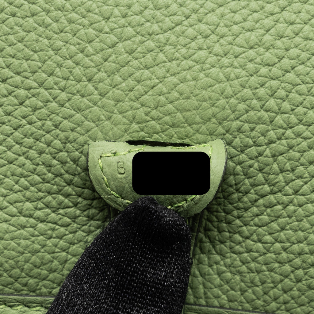 HERMES MINI EVELYN CLEMENCE VERT CRIQUET SHW