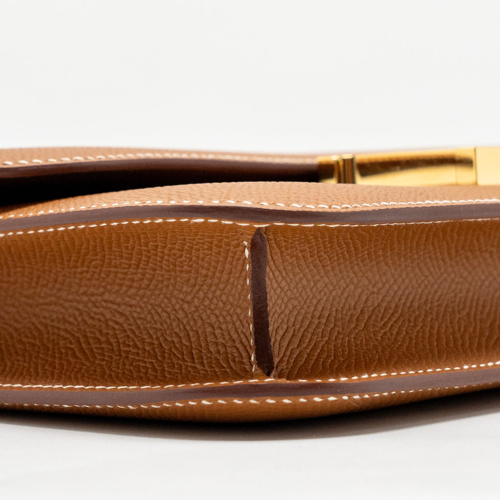 HERMES CONSTANCE ELAN EPSOM GOLD GHW
