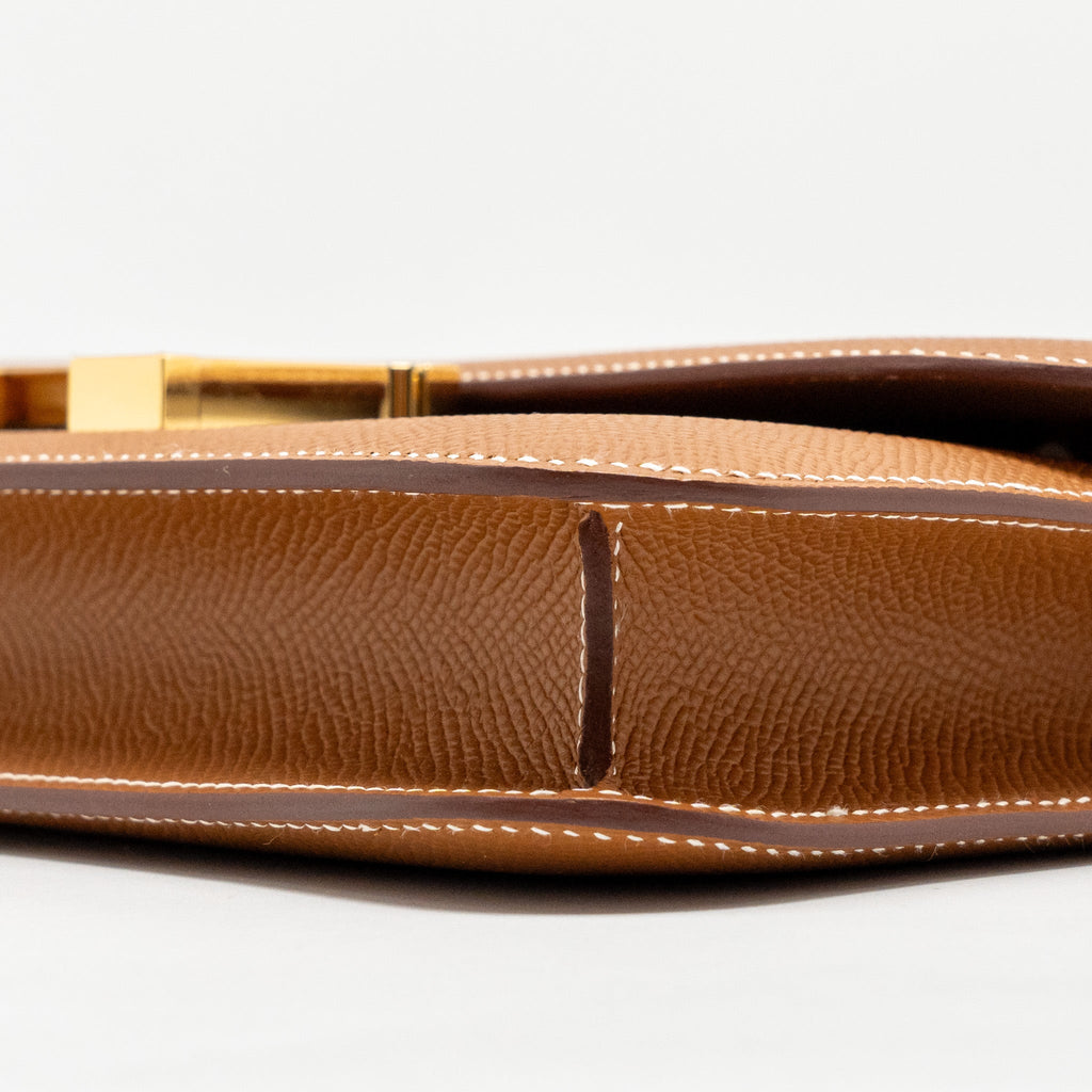 HERMES CONSTANCE ELAN EPSOM GOLD GHW