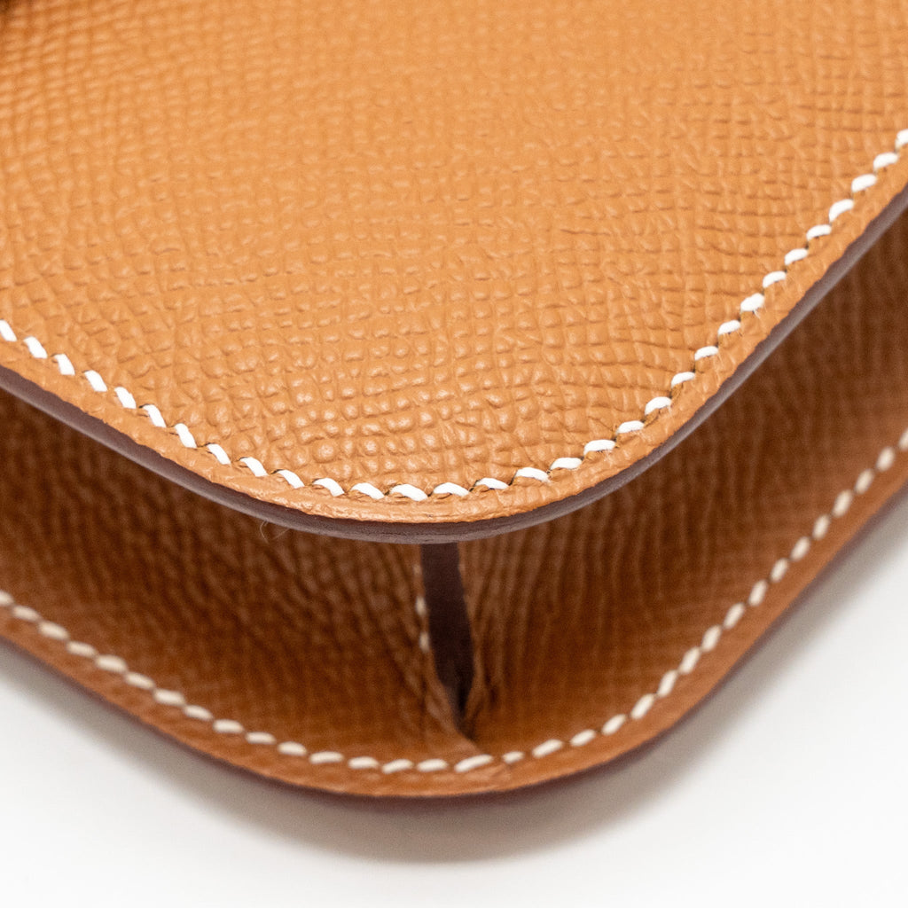 HERMES CONSTANCE ELAN EPSOM GOLD GHW