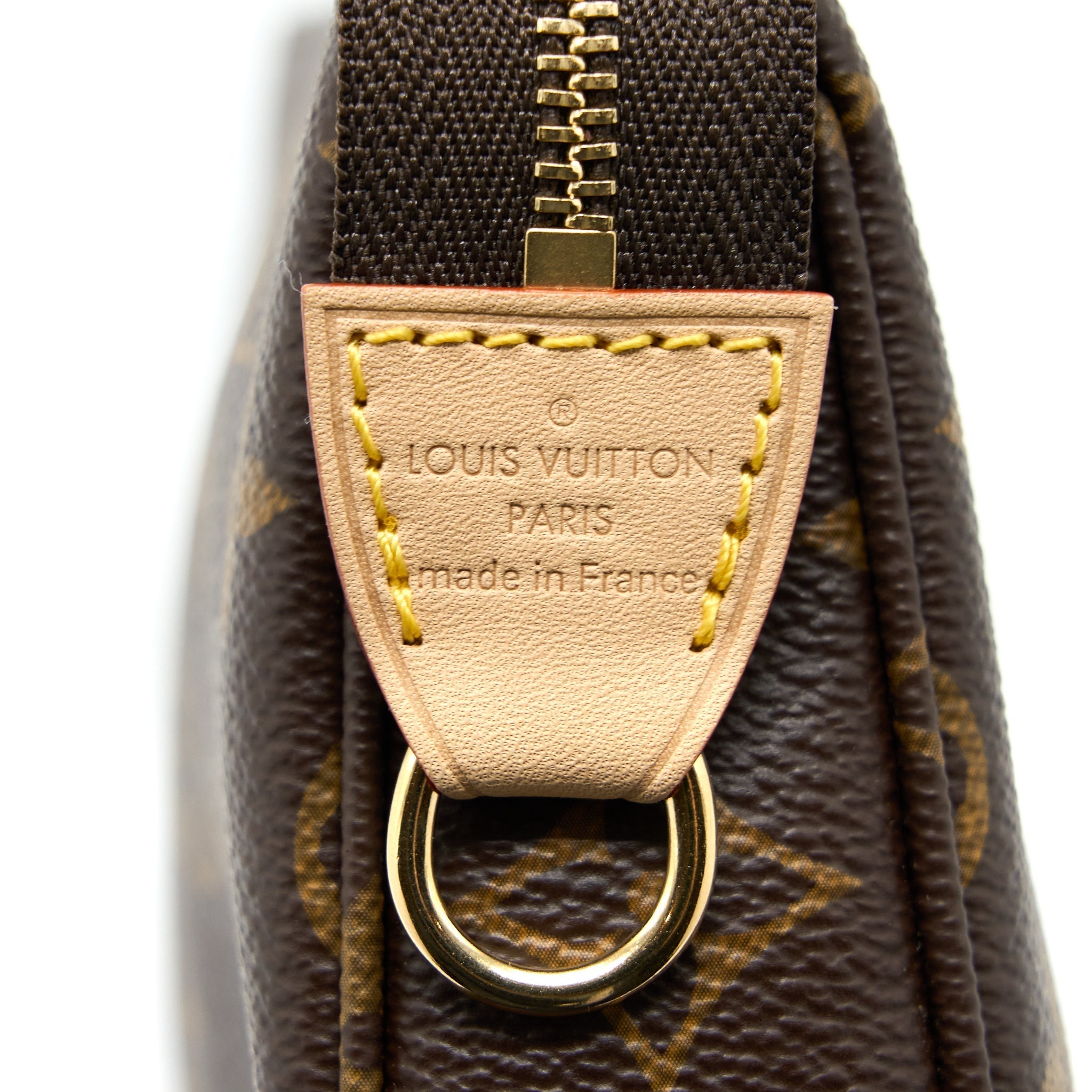 LOUIS VUITTON POCHETTE ACCESSORIES MONOGRAM CANVAS GHW (NEW VERSION)
