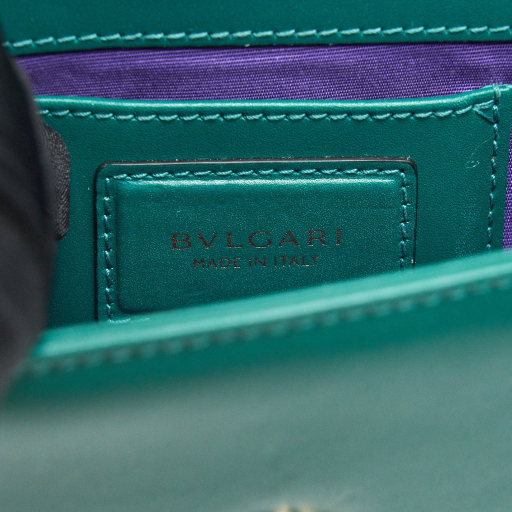 BVLGARI SERPENTI FOREVER CROSSBODY BAG GREEN