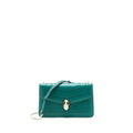 BVLGARI SERPENTI FOREVER CROSSBODY BAG CALFSKIN GREEN LGHW