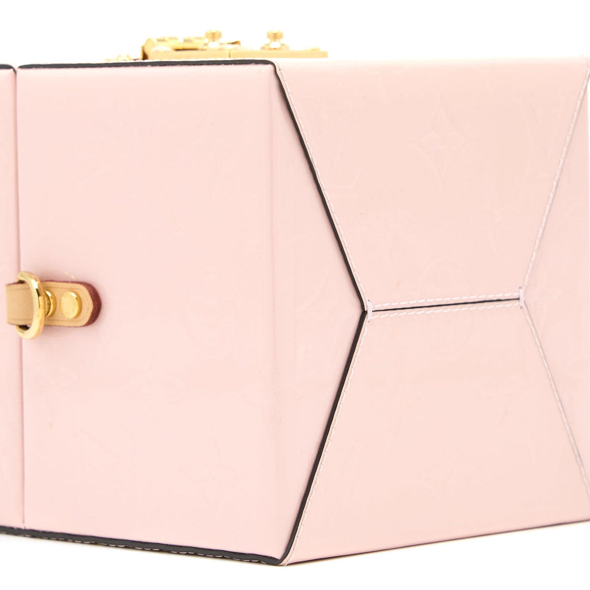 LOUIS VUITTON BLEECKER BOX BAG VERNIS PINK GHW