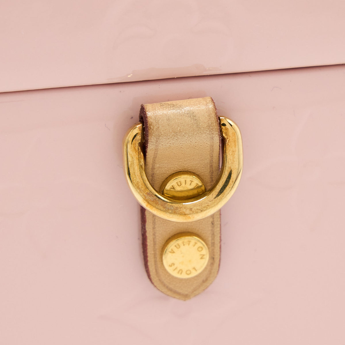 LOUIS VUITTON BLEECKER BOX BAG VERNIS PINK GHW