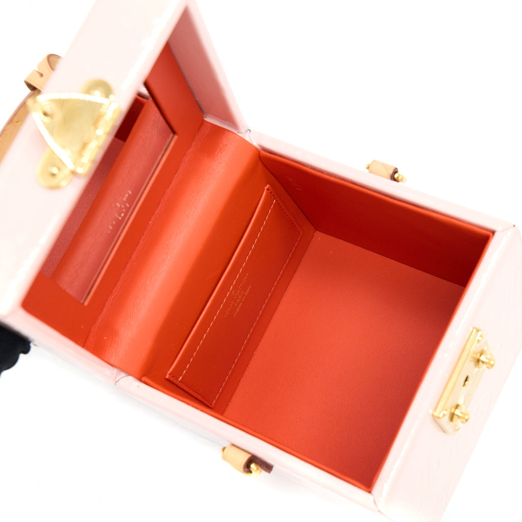 LOUIS VUITTON BLEECKER BOX BAG VERNIS PINK GHW
