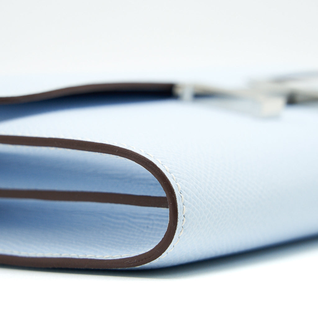 Hermes Constance To Go T0 Blue Brume SHW