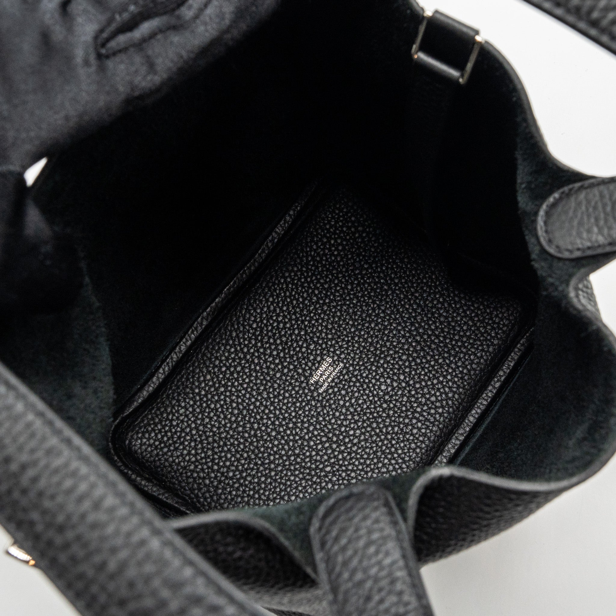 HERMES PICOTIN 18 LOCK BAG CLEMENCE BLACK SHW
