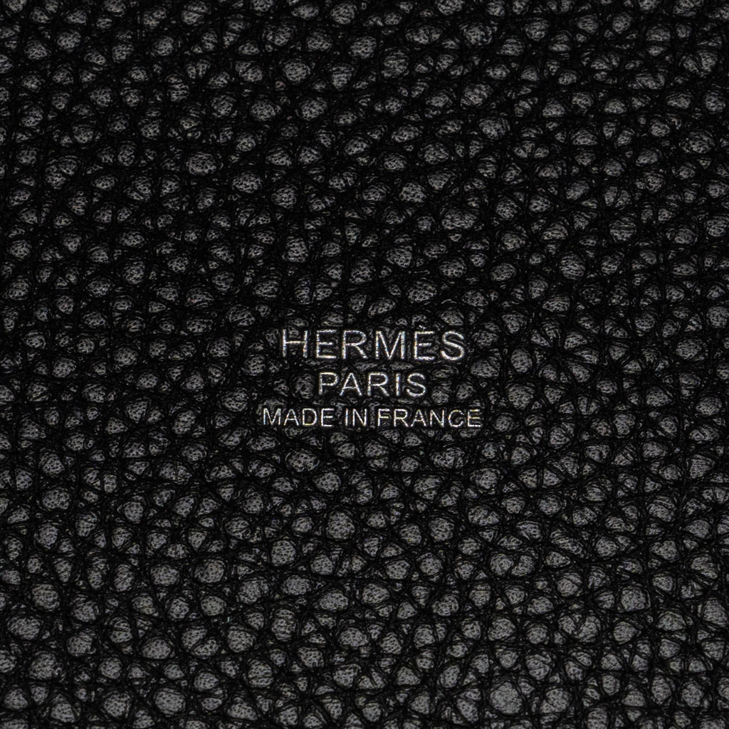HERMES PICOTIN 18 LOCK BAG CLEMENCE BLACK SHW