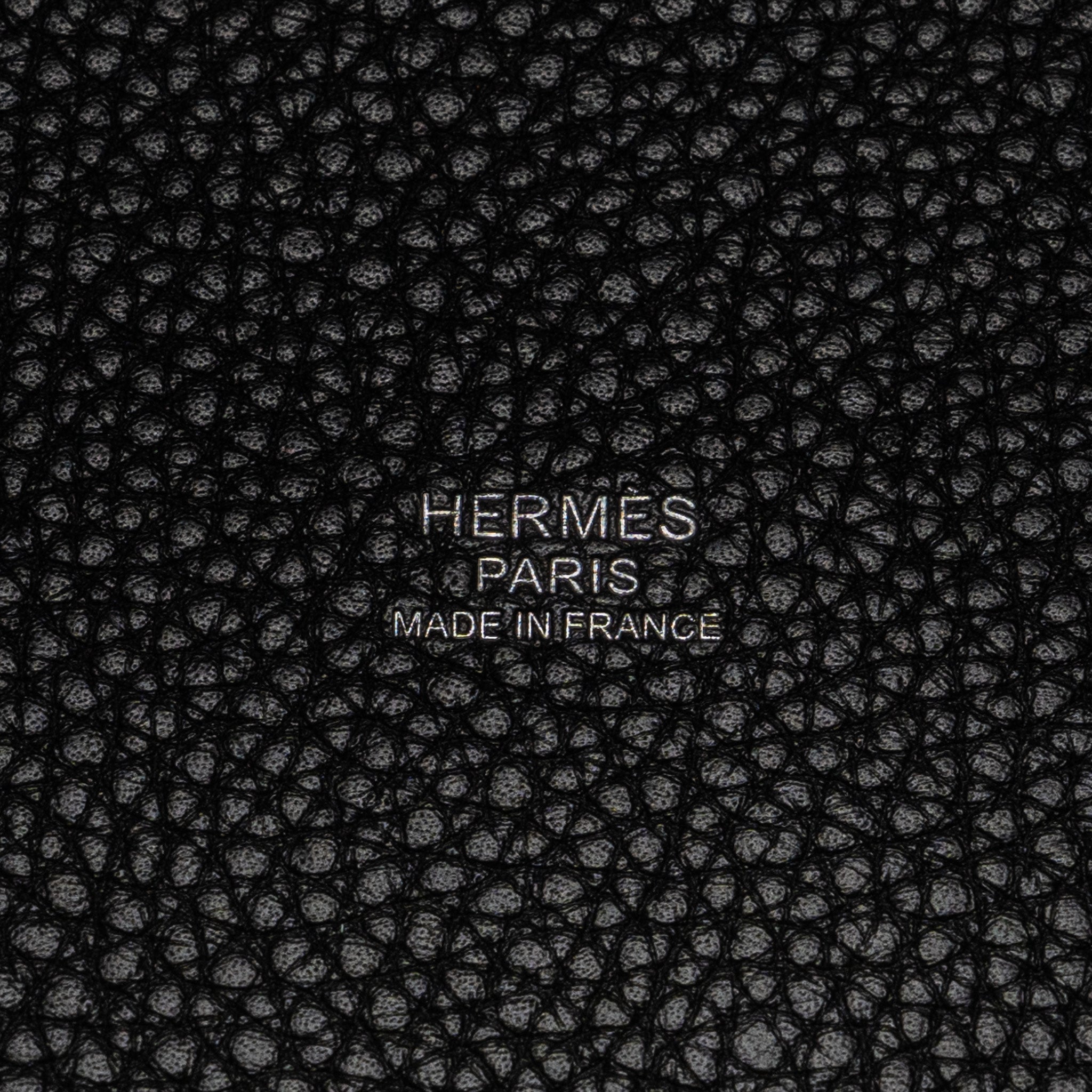 HERMES PICOTIN 18 LOCK BAG CLEMENCE BLACK SHW
