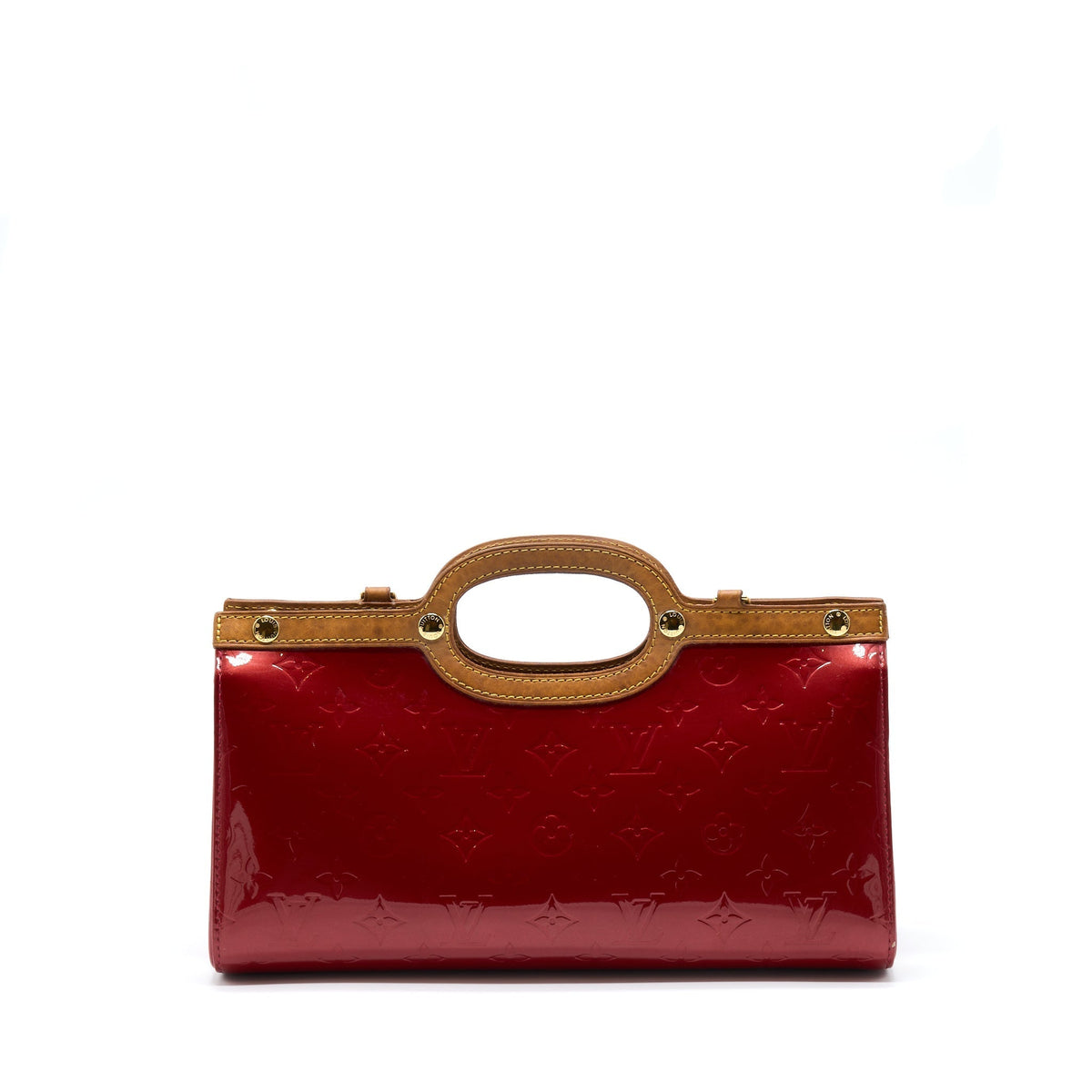 LOUIS VUITTON ROXBURY DRIVE MONOGRAM VERNIS RED GHW