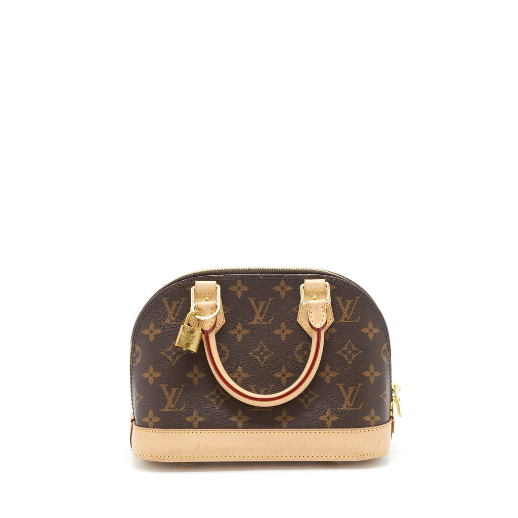 LOUIS VUITTON ALMA BB MONOGRAM CANVAS GHW