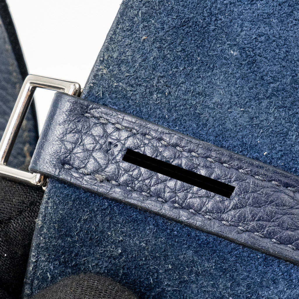 HERMES PICOTIN 18 CLEMENCE DARK BLUE SHW