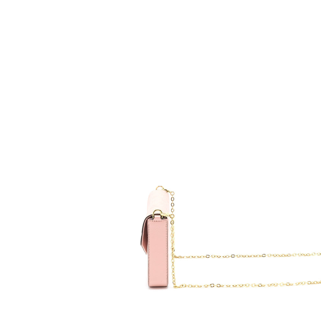 LOUIS VUITTON FELICIA POCHETTE MONOGRAM EMPREINTE ROSE POUNDER GHW