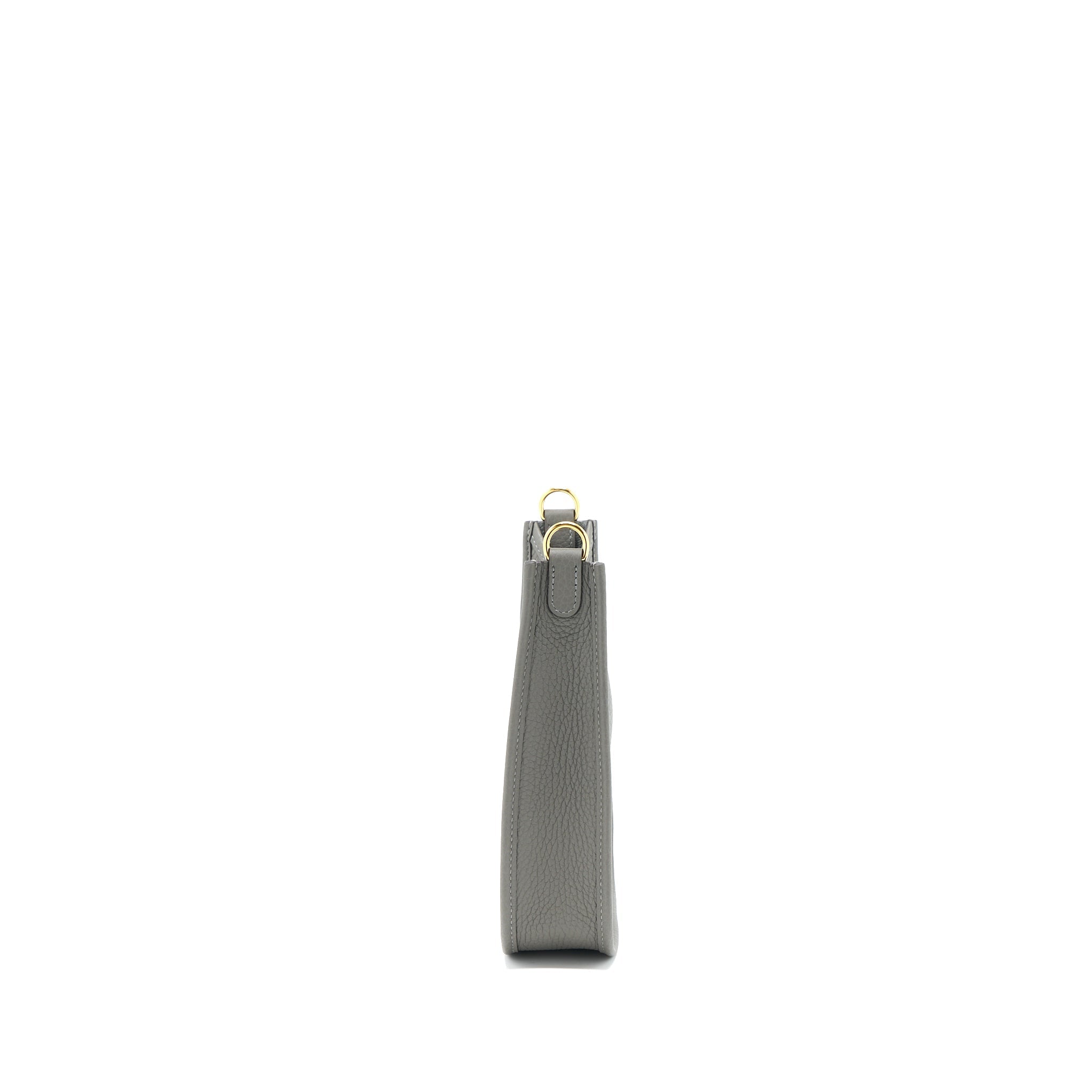 HERMES MINI EVELYN CLEMENCE GRIS MEYER GHW