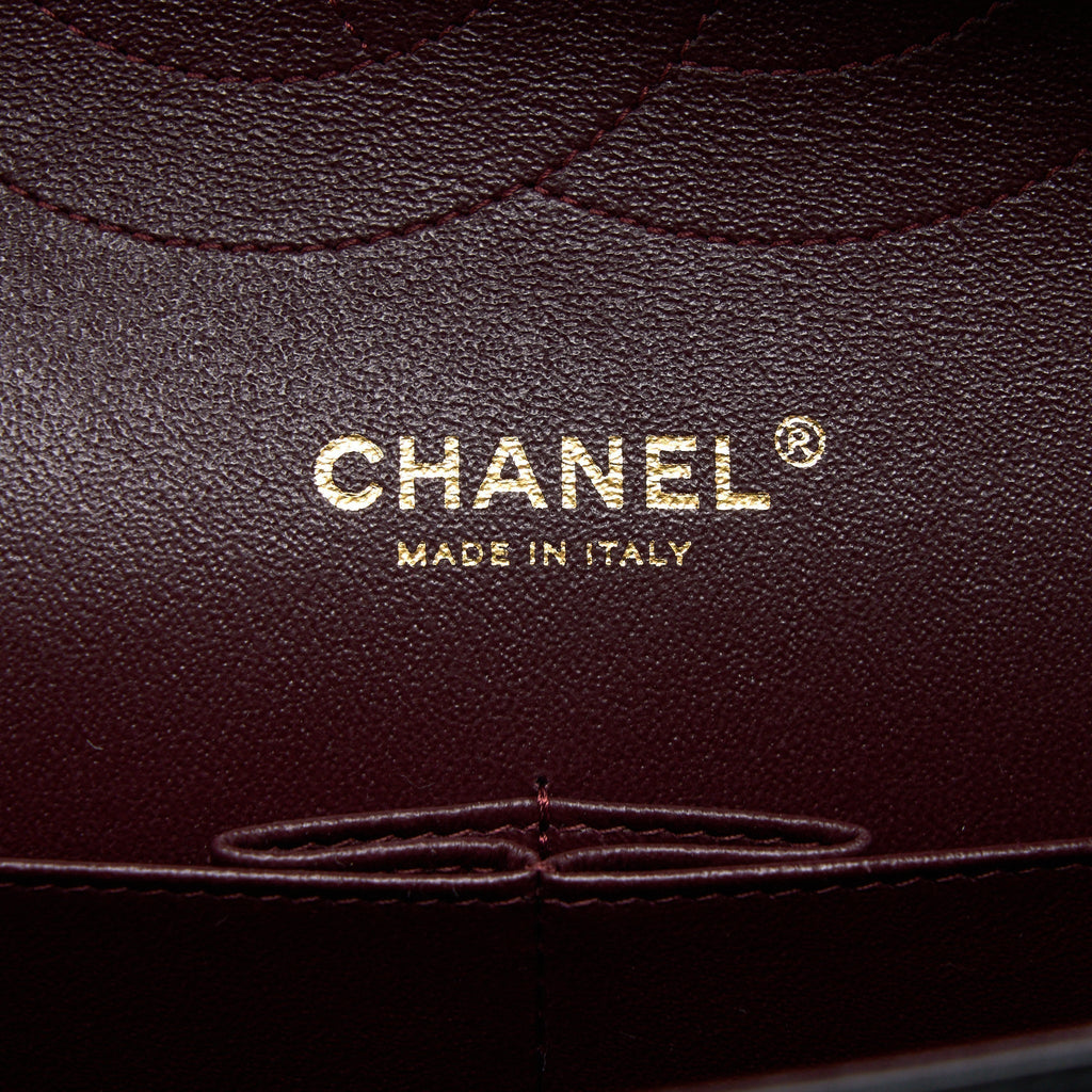 CHANEL JUMBO CLASSIC DOUBLE FLAP BAG LAMBSKIN BLACK GHW