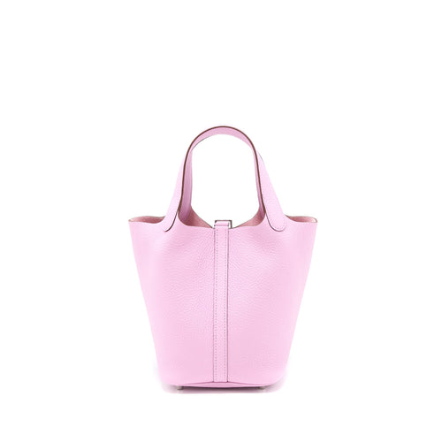 HERMES PICOTIN 18 LOCK BAG CLEMENCE X9 MAUVE SYLVE SHW