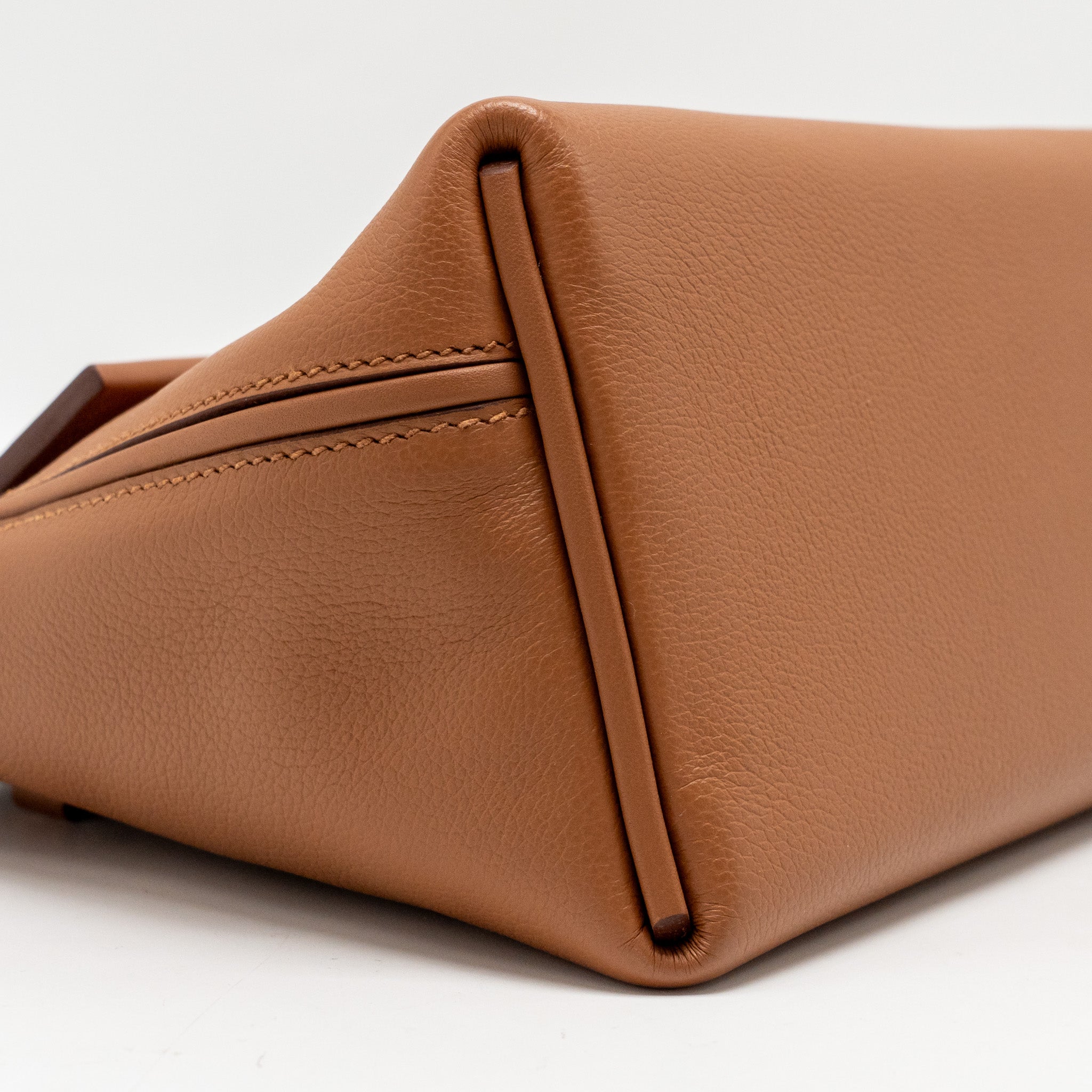 HERMES MINI 24/24 2424-21 BAG EVERCOLOR/SWIFT GOLD SHW