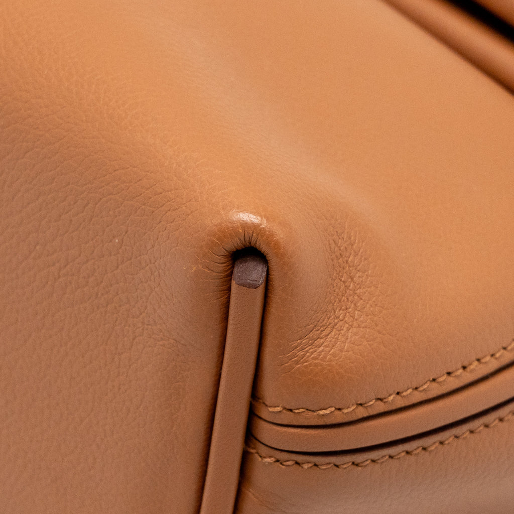 HERMES MINI 24/24 2424-21 BAG EVERCOLOR/SWIFT GOLD SHW