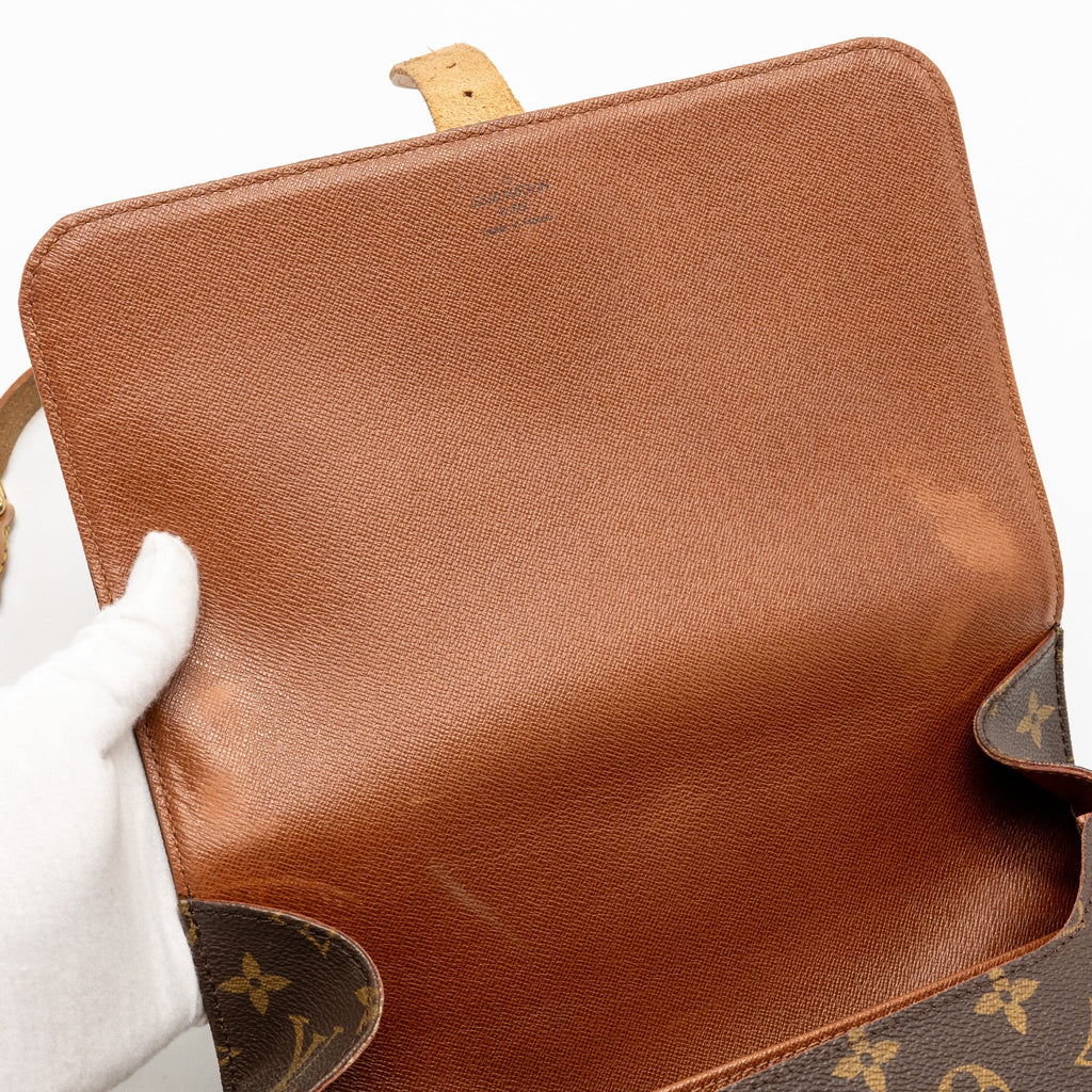 LOUIS VUITTON VINTAGE MESSENGER CROSSBODY BAG MONOGRAM CANVAS GHW